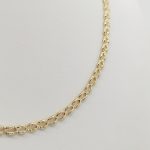 Sárga arany könnyed mutatós nyaklánc