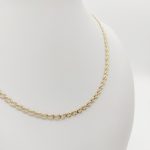 Sárga arany könnyed mutatós nyaklánc