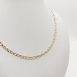 Sárga arany könnyed mutatós nyaklánc