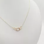 Sárga arany modern nyaklánc