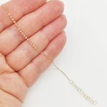 Sárga arany karlánc apró bogyókkal