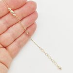 Sárga arany karlánc metszett bogyókkal