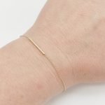 Sárga arany minimál karlánc