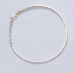 Sárga arany szikrázó tennis karlánc