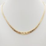 Sárga arany elől szélesedő elegáns nyakék