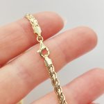 Sárga arany elől szélesedő elegáns nyakék