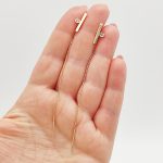 Sárga arany fantázia fülbevaló