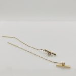 Sárga arany fantázia fülbevaló