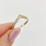 Sárga arany Victoria gyűrű