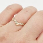 Sárga arany Victoria gyűrű