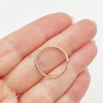 Sárga arany sorköves gyűrű