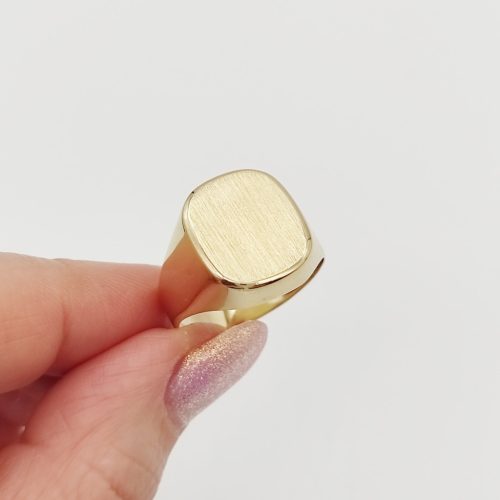 Sárga arany pecsétgyűrű