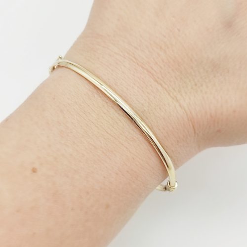 Sárga arany minimál karperec