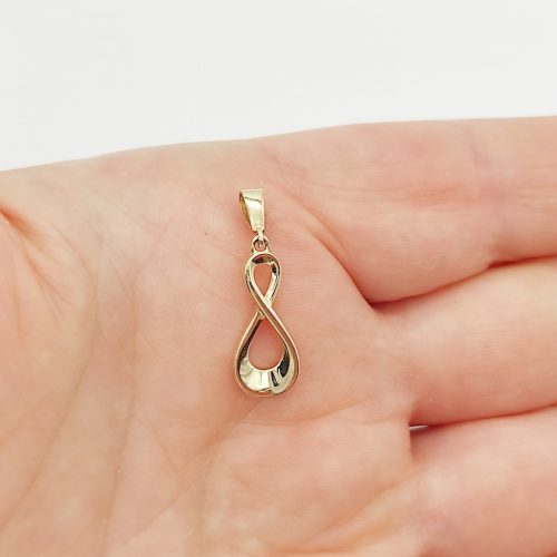 Sárga arany végtelen medál