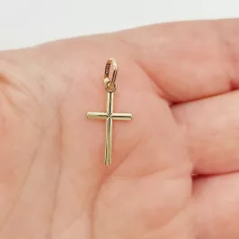 Sárga arany kereszt medál