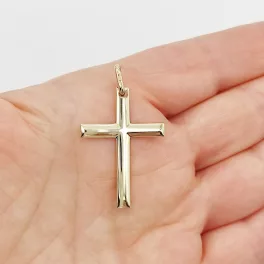 Sárga arany kereszt medál