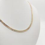 Sárga arany modern nyaklánc