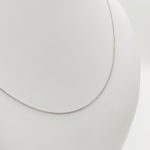 Fehér arany barbara nyaklánc - 42 cm