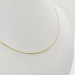 Sárga arany barbara nyaklánc - 55 cm