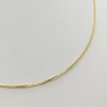 Sárga arany barbara nyaklánc - 55 cm