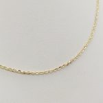 Sárga arany gyöngyanker nyaklánc - 45 cm