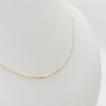 Sárga arany gyöngyanker nyaklánc - 50 cm