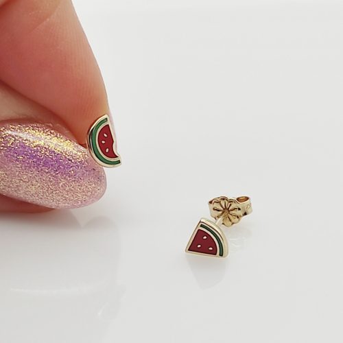 Sárga arany dinnye fülbevaló