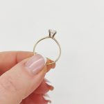 Sárga arany egy köves gyűrű