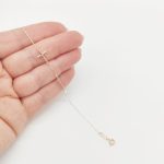 Sárga arany karlánc kereszt medállal