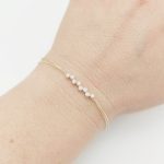 Sárga arany dupla soros karlánc cirkóniákkal