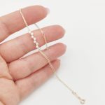 Sárga arany dupla soros karlánc cirkóniákkal