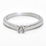 Bellagio arany eljegyzési gyűrű gyémánttal