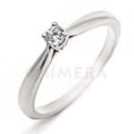 Bellagio arany eljegyzési gyűrű gyémánttal