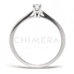 Bellagio arany eljegyzési gyűrű gyémánttal