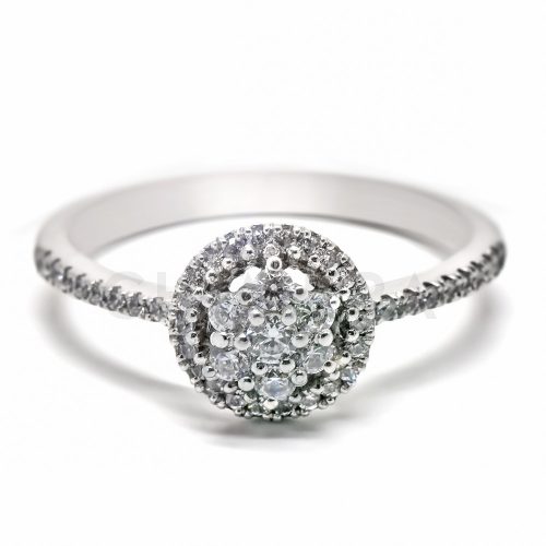 Ravello arany eljegyzési gyűrű gyémánttal