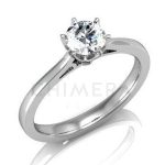 Reggio arany eljegyzési gyűrű gyémánttal