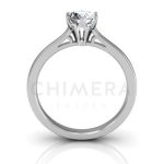 Reggio arany eljegyzési gyűrű gyémánttal