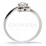 Verona arany eljegyzési gyűrű gyémánttal