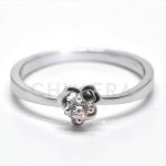 Cortona arany eljegyzési gyűrű gyémánttal