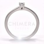 Pienza arany eljegyzési gyűrű gyémánttal