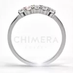 Ischia arany eljegyzési gyűrű gyémánttal