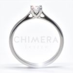 Tropea arany eljegyzési gyűrű gyémánttal