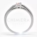 Chioggia arany eljegyzési gyűrű gyémánttal