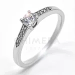 Milano arany eljegyzési gyűrű gyémánttal