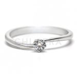 Treviso arany eljegyzési gyűrű gyémánttal