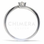 Parma arany eljegyzési gyűrű gyémánttal