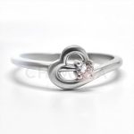 Salerno arany eljegyzési gyűrű gyémánttal