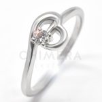 Salerno arany eljegyzési gyűrű gyémánttal