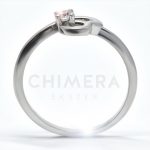 Salerno arany eljegyzési gyűrű gyémánttal