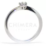 Trani arany eljegyzési gyűrű gyémánttal